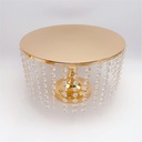 3pcs Beaded Crystal Cake Stand 3