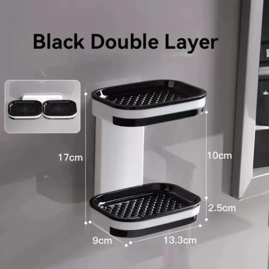 Acrylic Double Layer Soap Holder8.webp