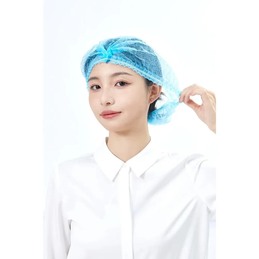 100pcs Disposable Non-Woven Hair net (3).webp