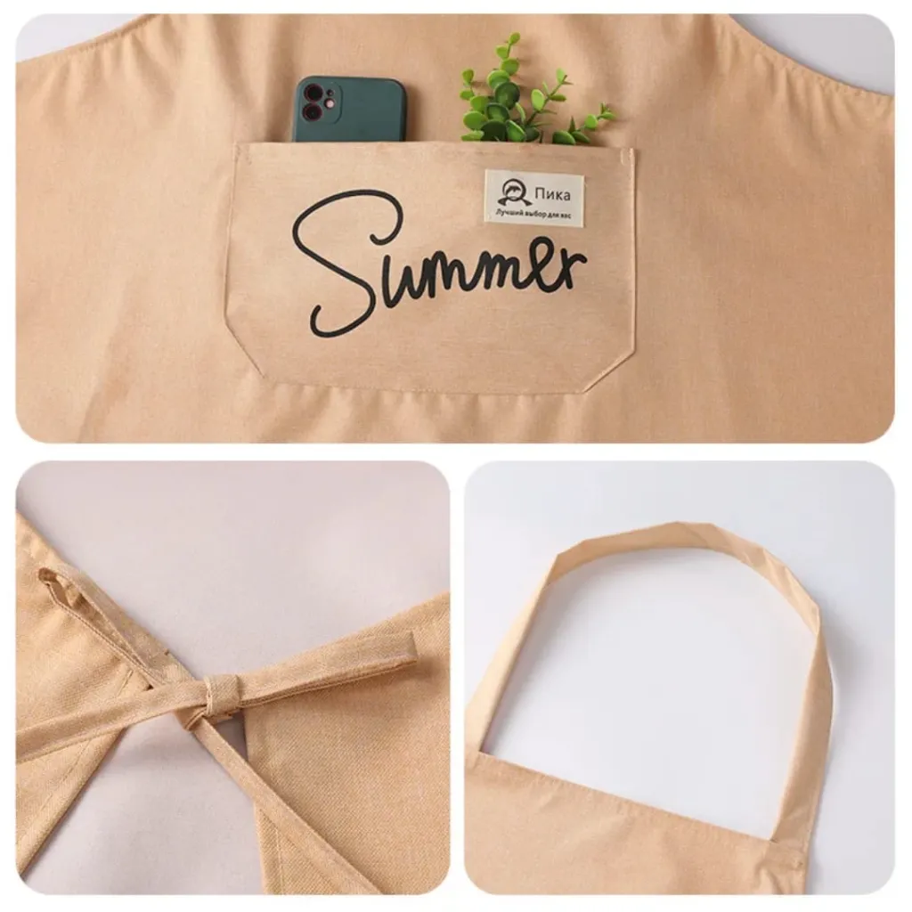 Linen Kitchen Apron 8.webp