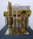 cutlery-set-gold-stainless-36pcs-stand-front