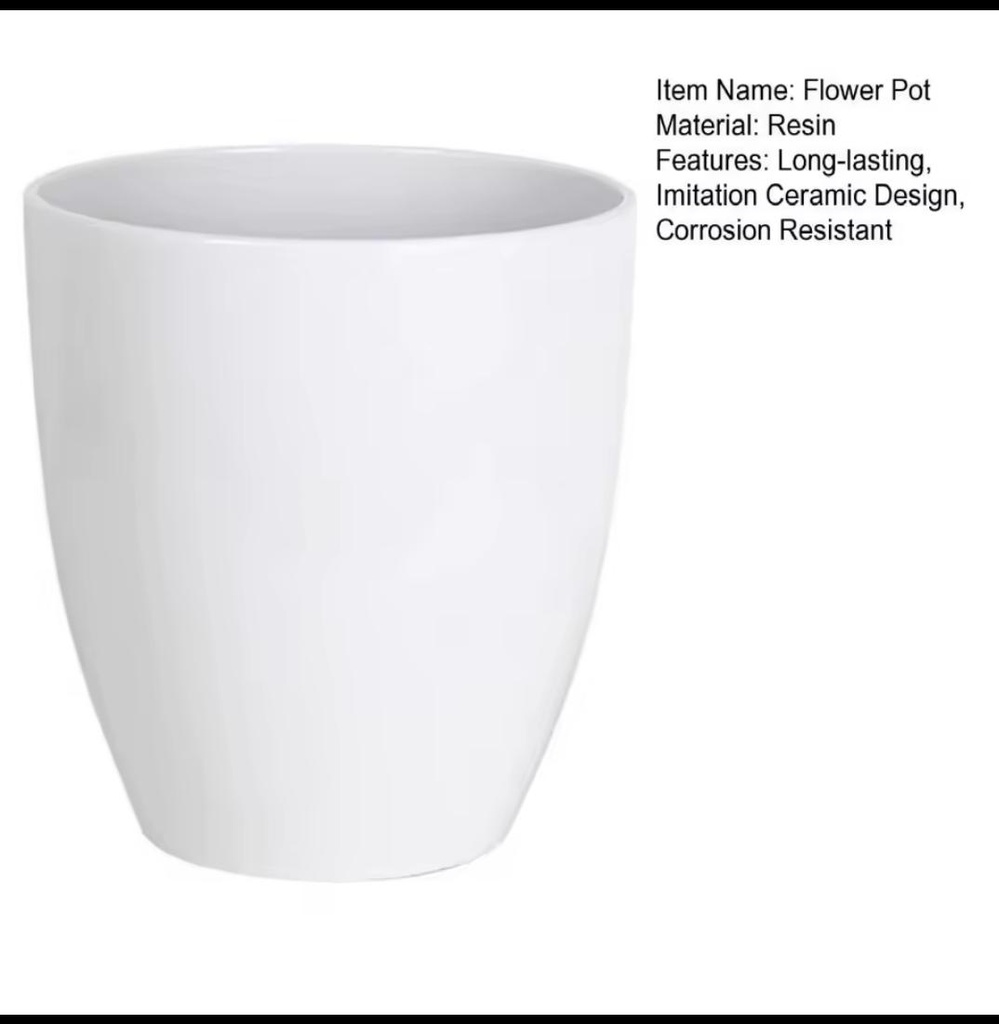 flower-pot-resin-white-imitation-ceramic