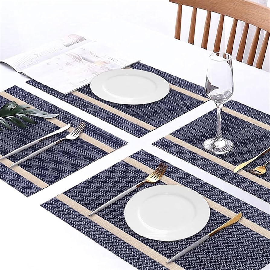 table-placemat-pvc-herringbone-navy-gold-lifestyle
