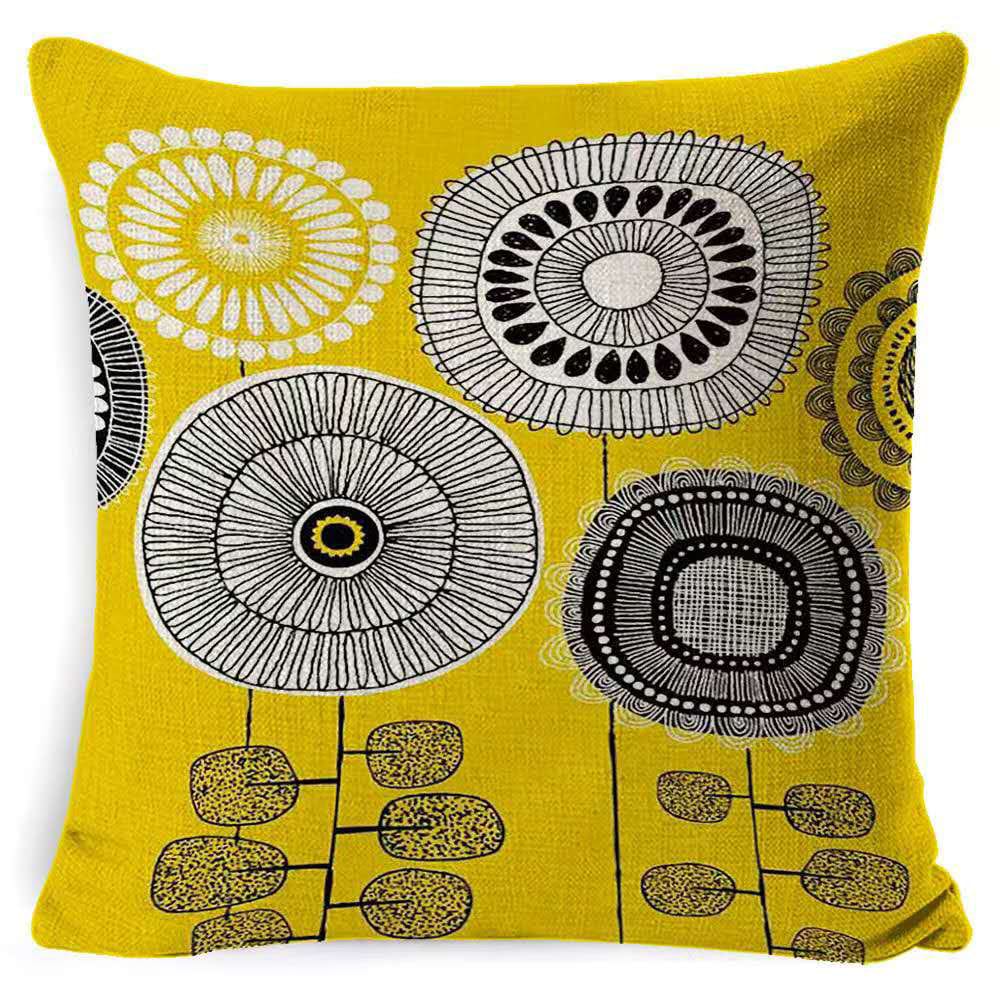 throw-pillow-cover-printed-linen-floral-yellow-background