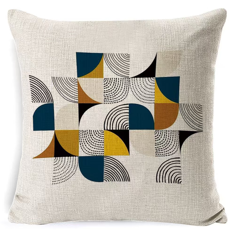 throw-pillow-cover-printed-linen-geometric-quarter-circle-teal-gold