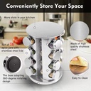 16pcs Rotating Spice Storage Rack 4