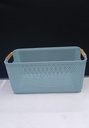 Plastic storage basket organiser