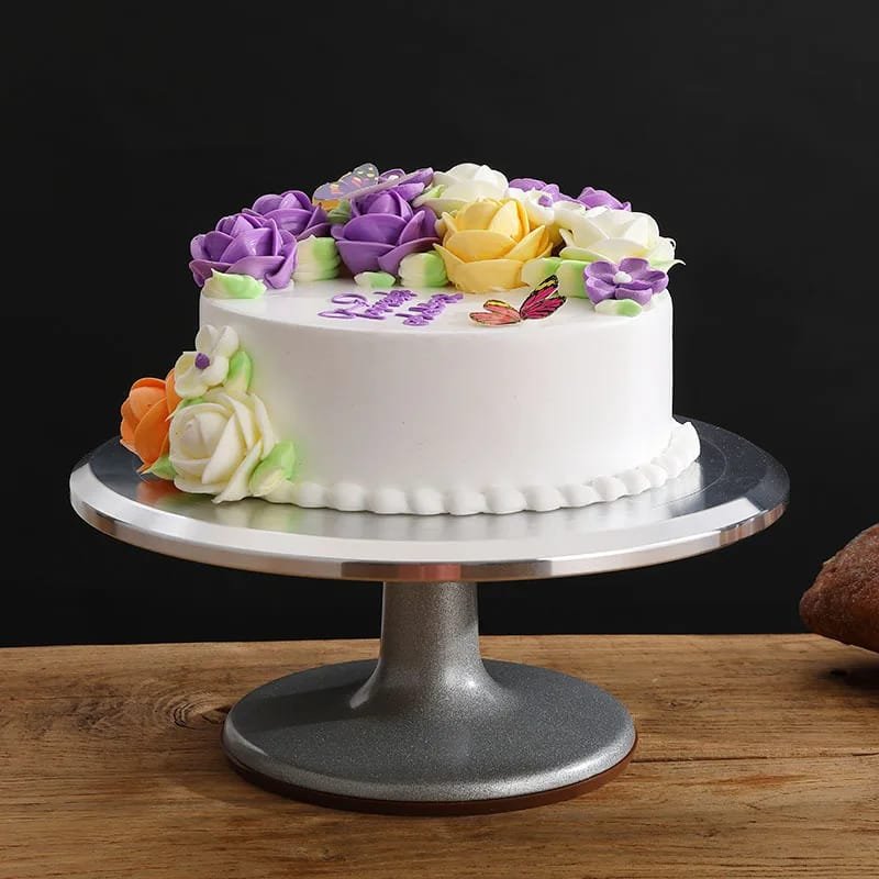 Cake Rotating Steel Turntable