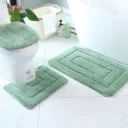 3pcs NonSlip Bathroom Mat Set