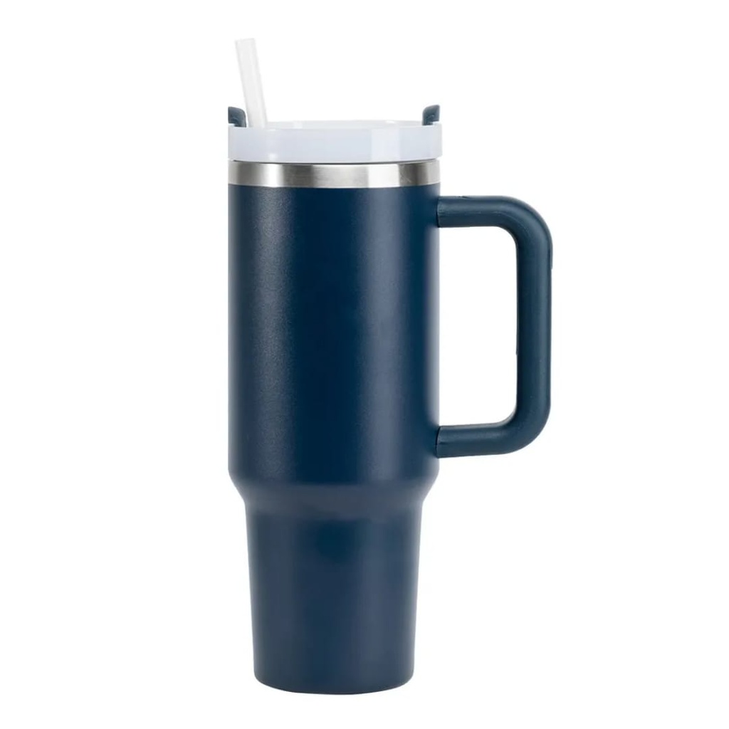 Double Wall Stainless Steel Tumbler Mug (Navy)