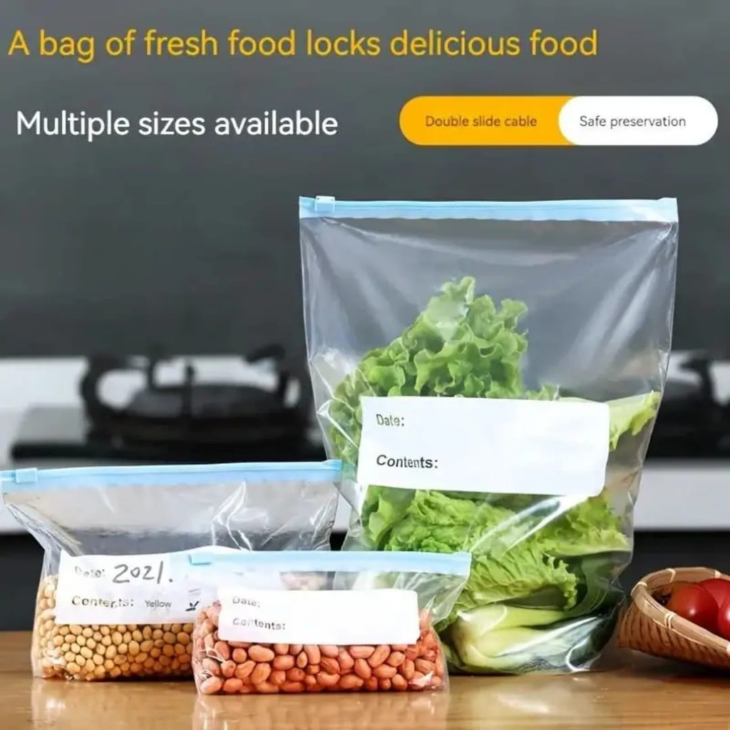 PE Self-Sealing Ziplock Bags (10pcs)