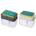 2 in 1 Kitchen Dish Soap Dispenser and Sponge Holder