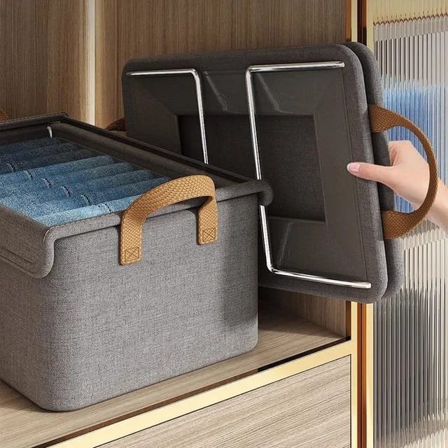 Foldable Drawer organizer with lid