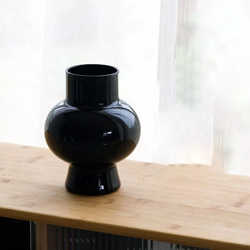 Lantern Shape Glass Flower Vase
