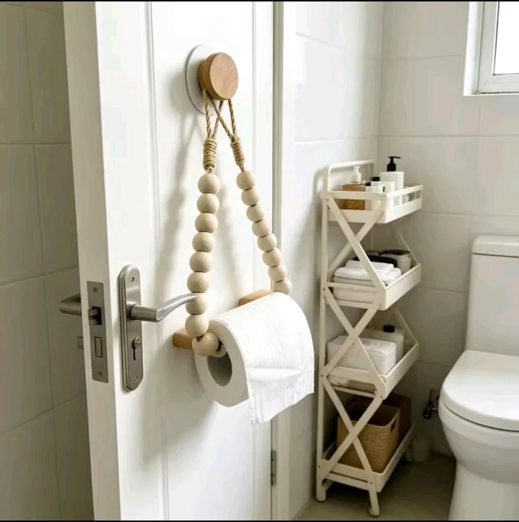 Rustic Hemp Rope Tissue Holder