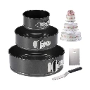 3pcs Round Baking / Cheesecake Pan Set