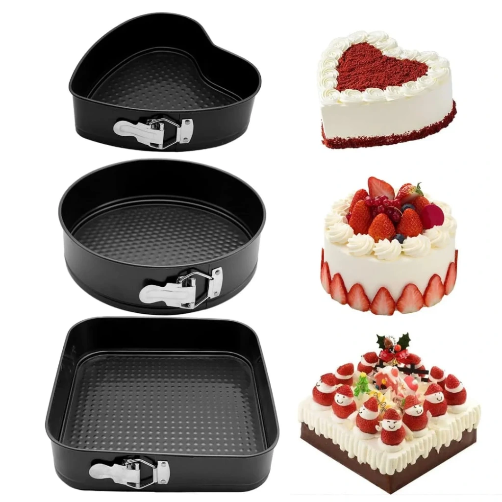 3pcs Mixed Baking / Cheesecake Pan Set