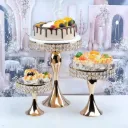 3pcs Gold Cake Stand