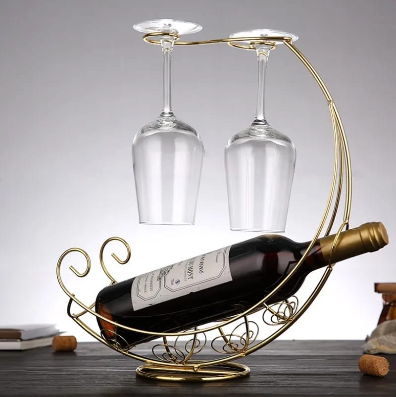 Wrought Iron Wine Holder