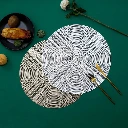 6pcs PVC Hollow Place mats / Table mats