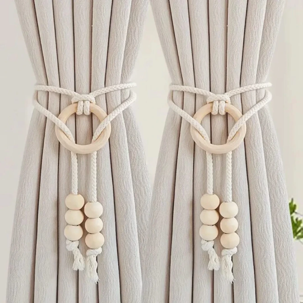 Nordic Curtain Rope Tie Back