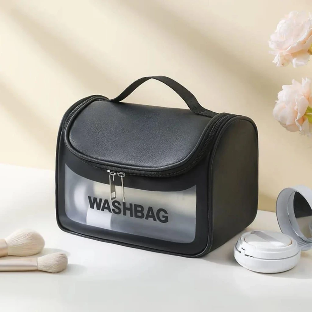 Cosmetic/ Toiletry Storage Wash Bag (Black)