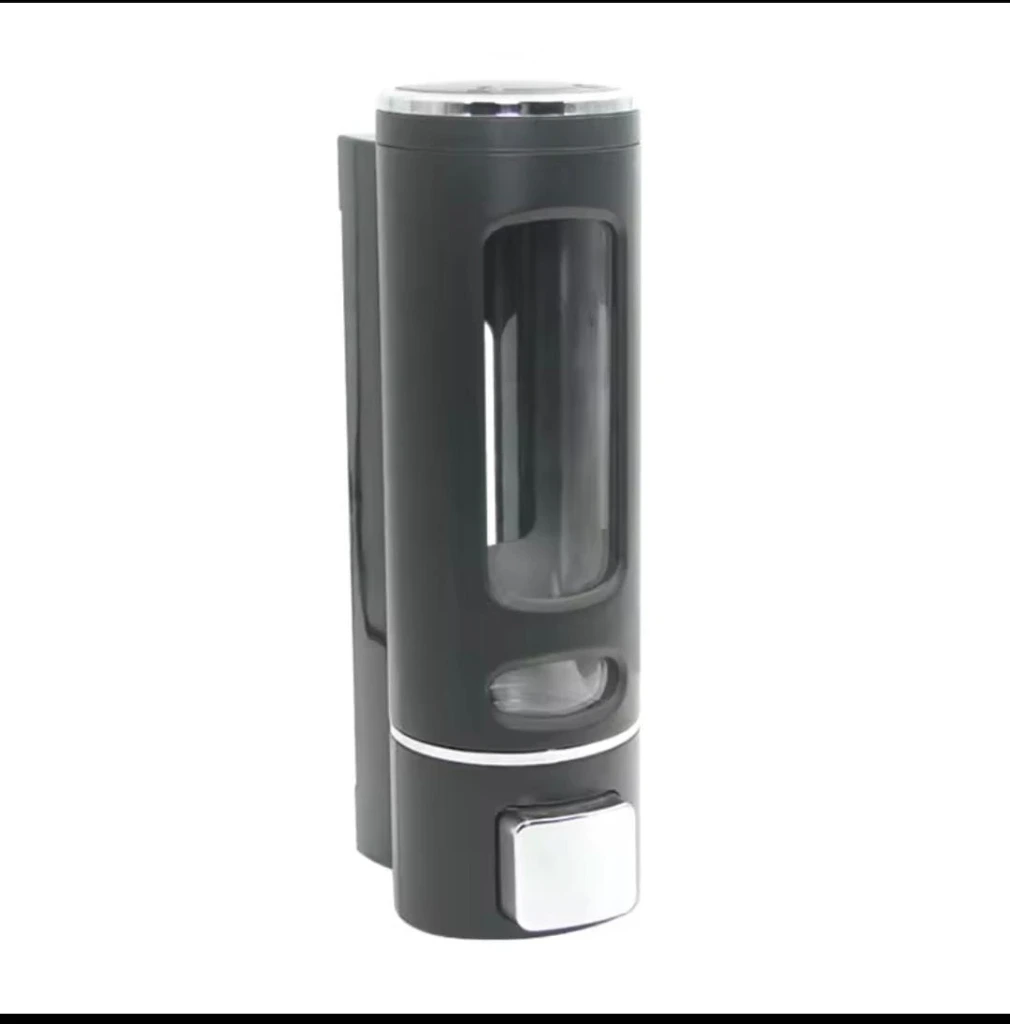 Manual Press Touch Soap Dispenser (400ml) (Black)