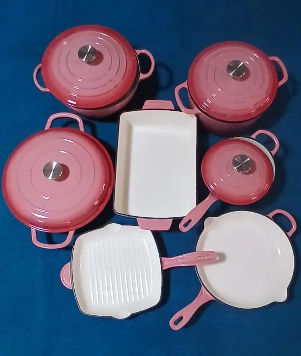 11pcs Cast Iron Cookware Set