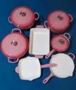 11pcs Cast Iron Cookware Set