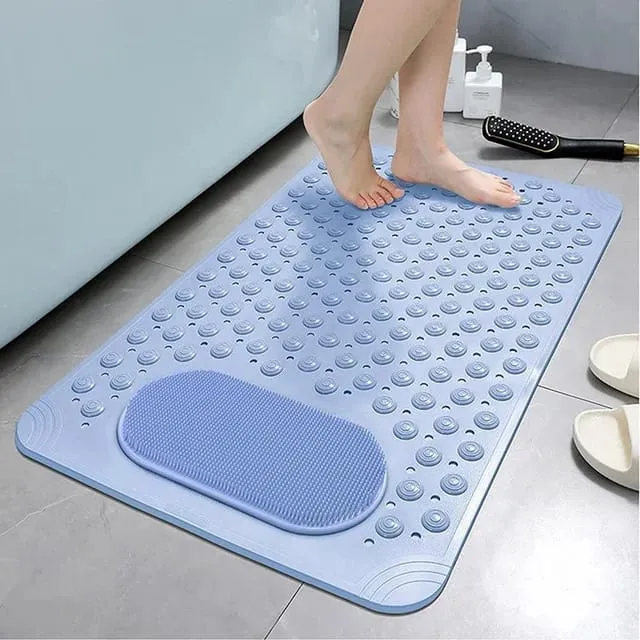 Antislip Bathroom Mat (Blue, 38*70cm)