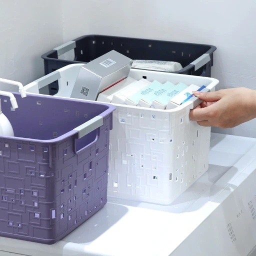 New Plastic Basket Organizer
